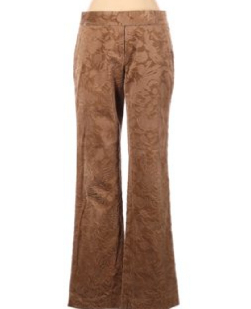 Theory velvet floral flare pant